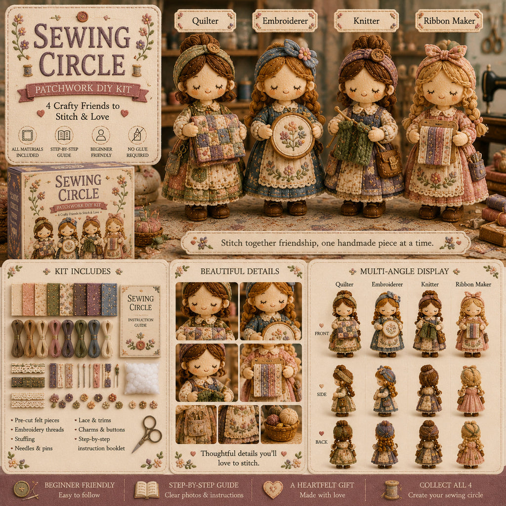 Ostatni dzień: Skorzystaj z 49% zniżki! Miniaturowy zestaw patchworkowy z serii Miniature World.