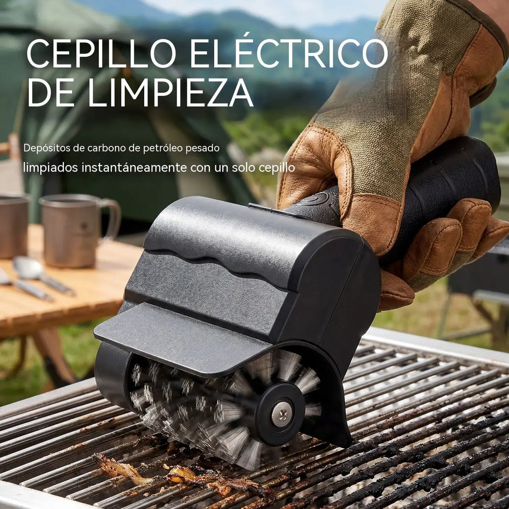 🔋🧹 Bezprzewodowa elektryczna szczotka do czyszczenia grilla – akumulator litowy, wielofunkcyjna i łatwa w użyciu 🔥🍖