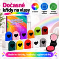 🌈 Kompaktowy puder koloryzujący do włosów w 12 odcieniach, zapewniający szybką zmianę koloru.