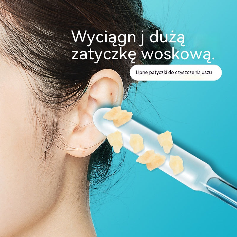 👂Kup 1 dostań 1 za darmo【Wysoce skuteczne usuwanie woskowiny usznej】Nowy specjalnie zaprojektowany patyczek do czyszczenia woskowiny usznej