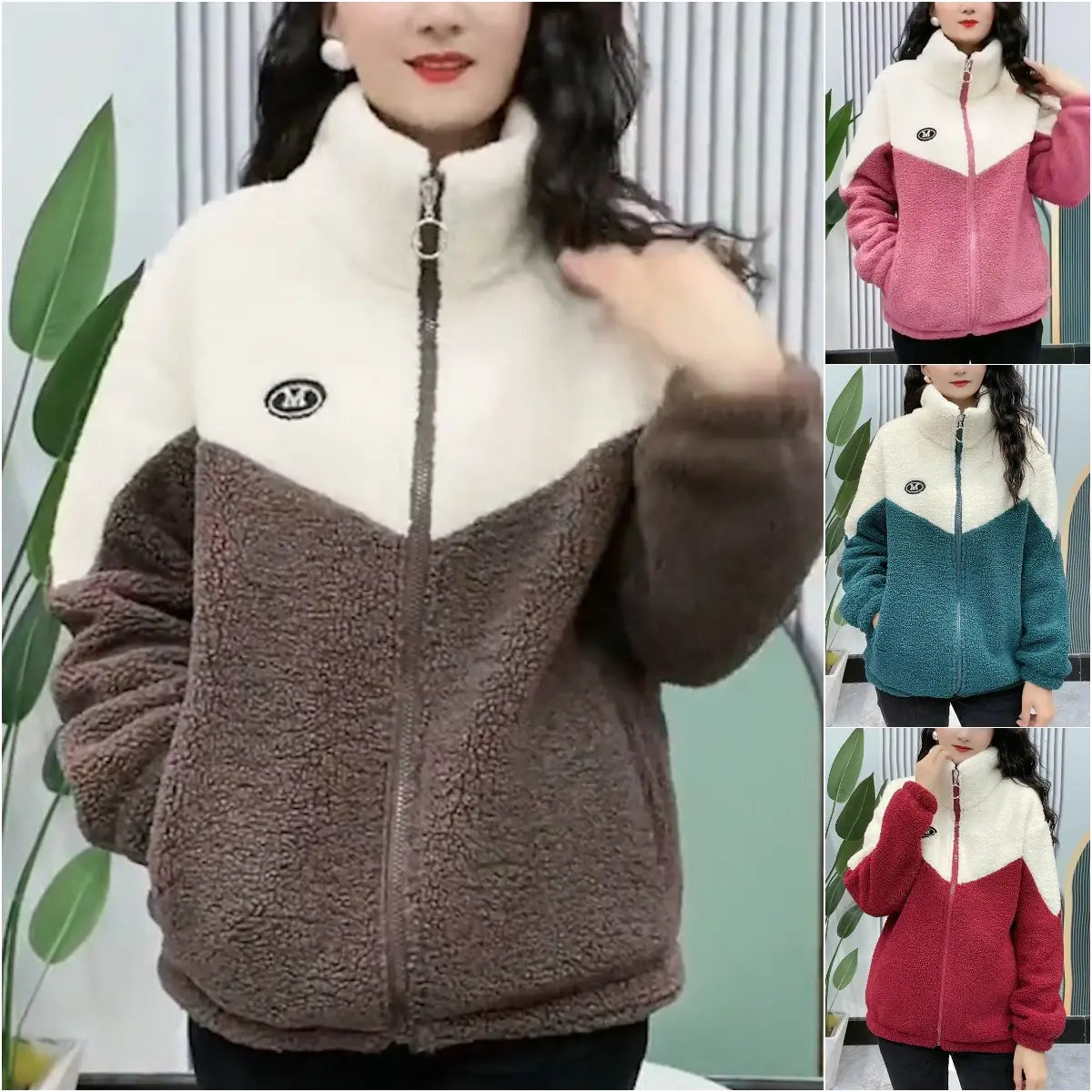 【M-4XL】Zimowa kurtka polarowa,ciepła kurtka