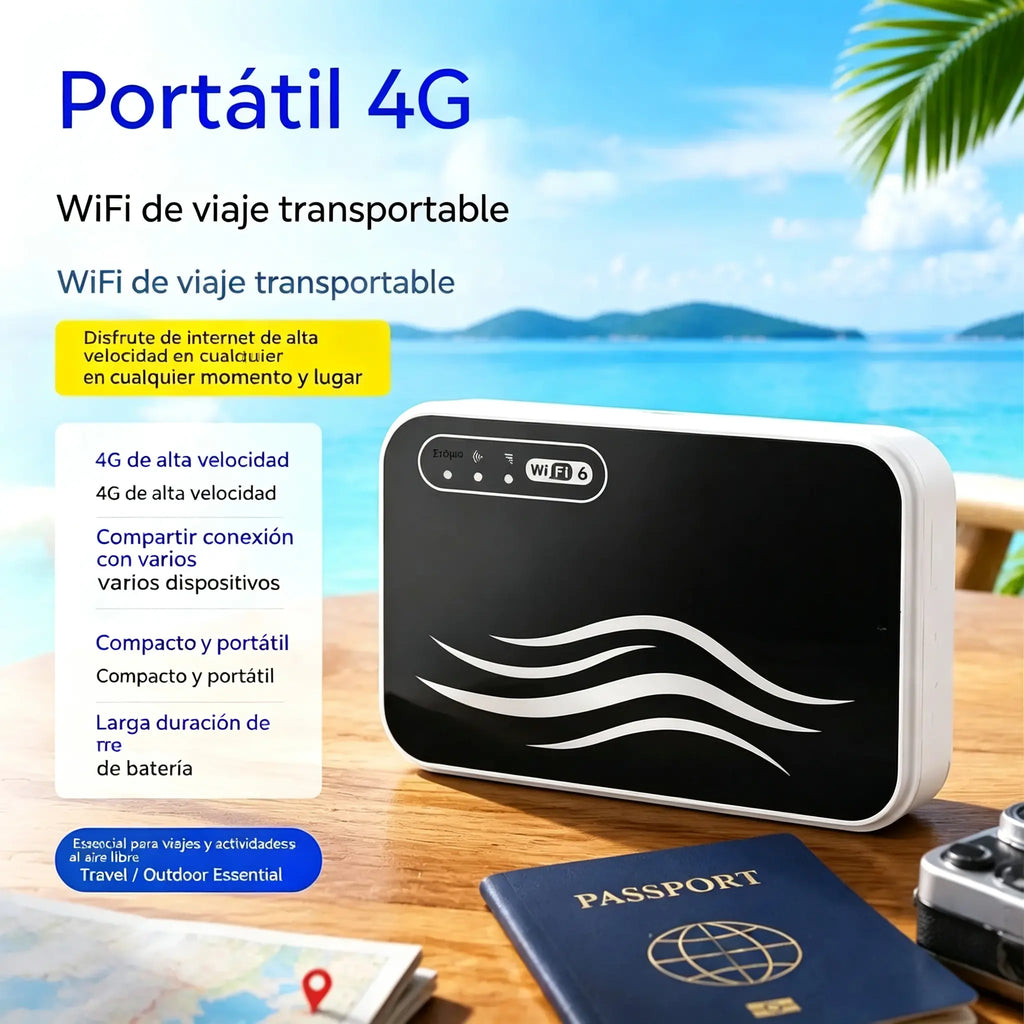 🌍 Przenośne globalne Wi‑Fi — bez konieczności wizyty w salonie — dostęp do internetu zawsze i wszędzie.