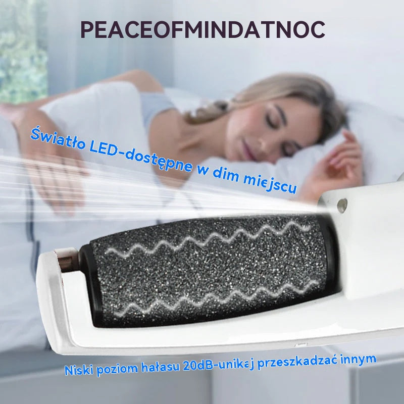 🦶🛁✨🔥50% zniżki🔥 Nowe elektryczne rolki do masażu stóp, usuwają martwy naskórek z pięt, elektryczne rolki do masażu stóp, odpowiednie do pielęgnacji stóp.