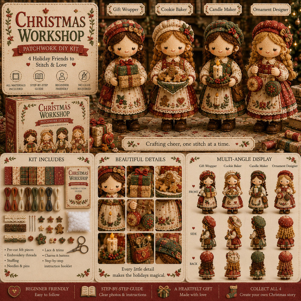 Ostatni dzień: Skorzystaj z 49% zniżki! Miniaturowy zestaw patchworkowy z serii Miniature World.