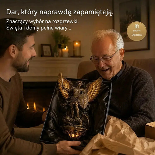1 sztuka 129 zł🕊️Lampa ścienna Anioł Stróż św. Michała✨