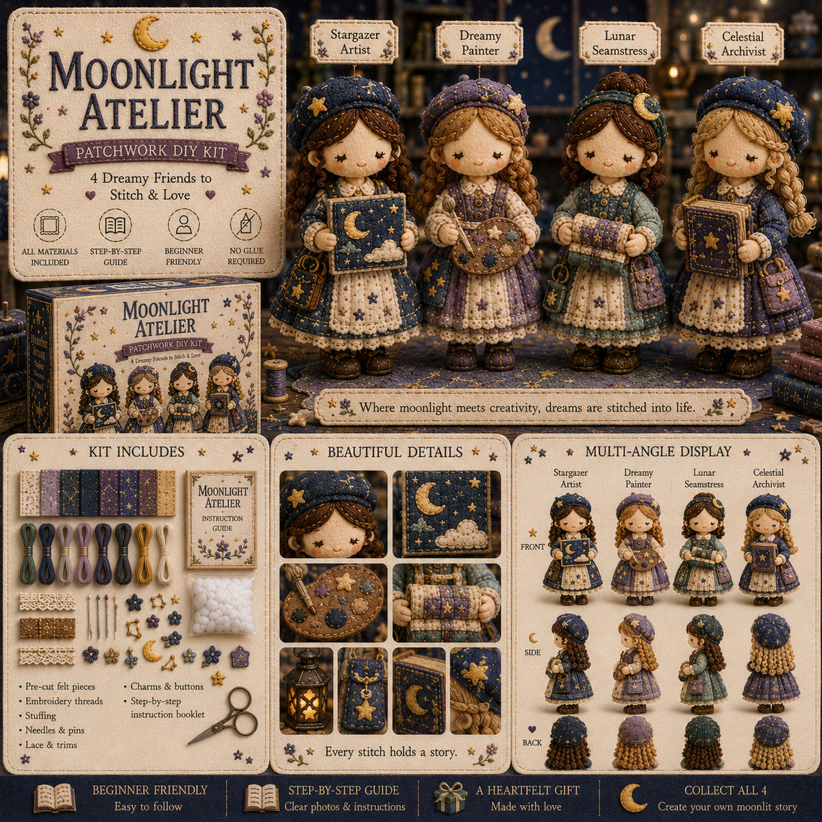 Ostatni dzień: Skorzystaj z 49% zniżki! Miniaturowy zestaw patchworkowy z serii Miniature World.