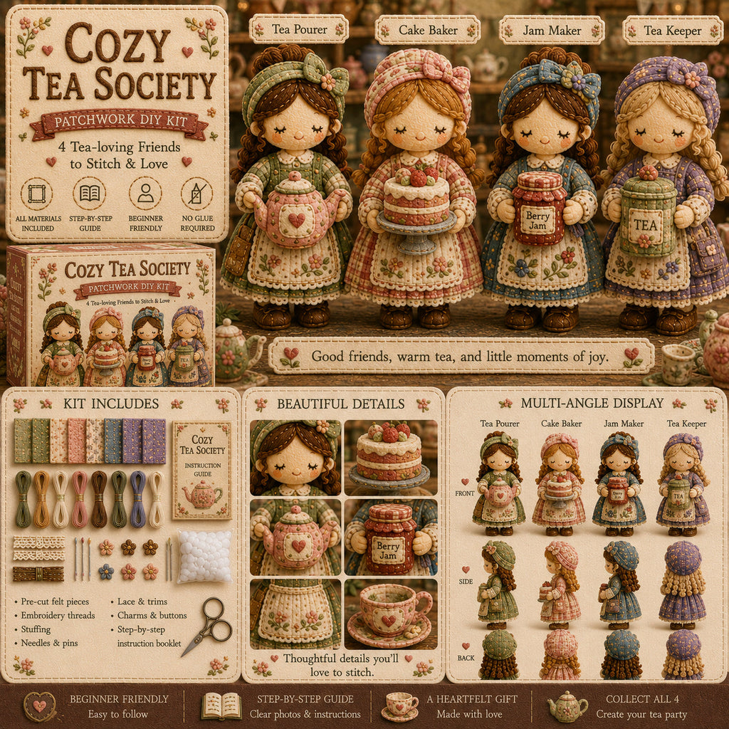 Ostatni dzień: Skorzystaj z 49% zniżki! Miniaturowy zestaw patchworkowy z serii Miniature World.